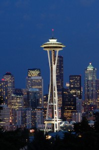 apartments in seattle: space needle