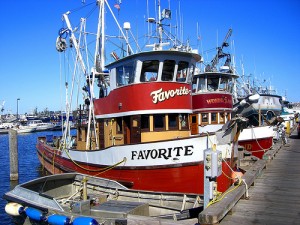 apts seattle: fishing boat