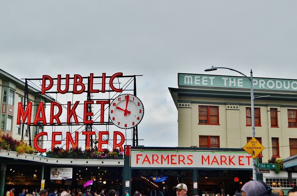 Seattle, Pike Place, Tourism, City, Usa, Washington